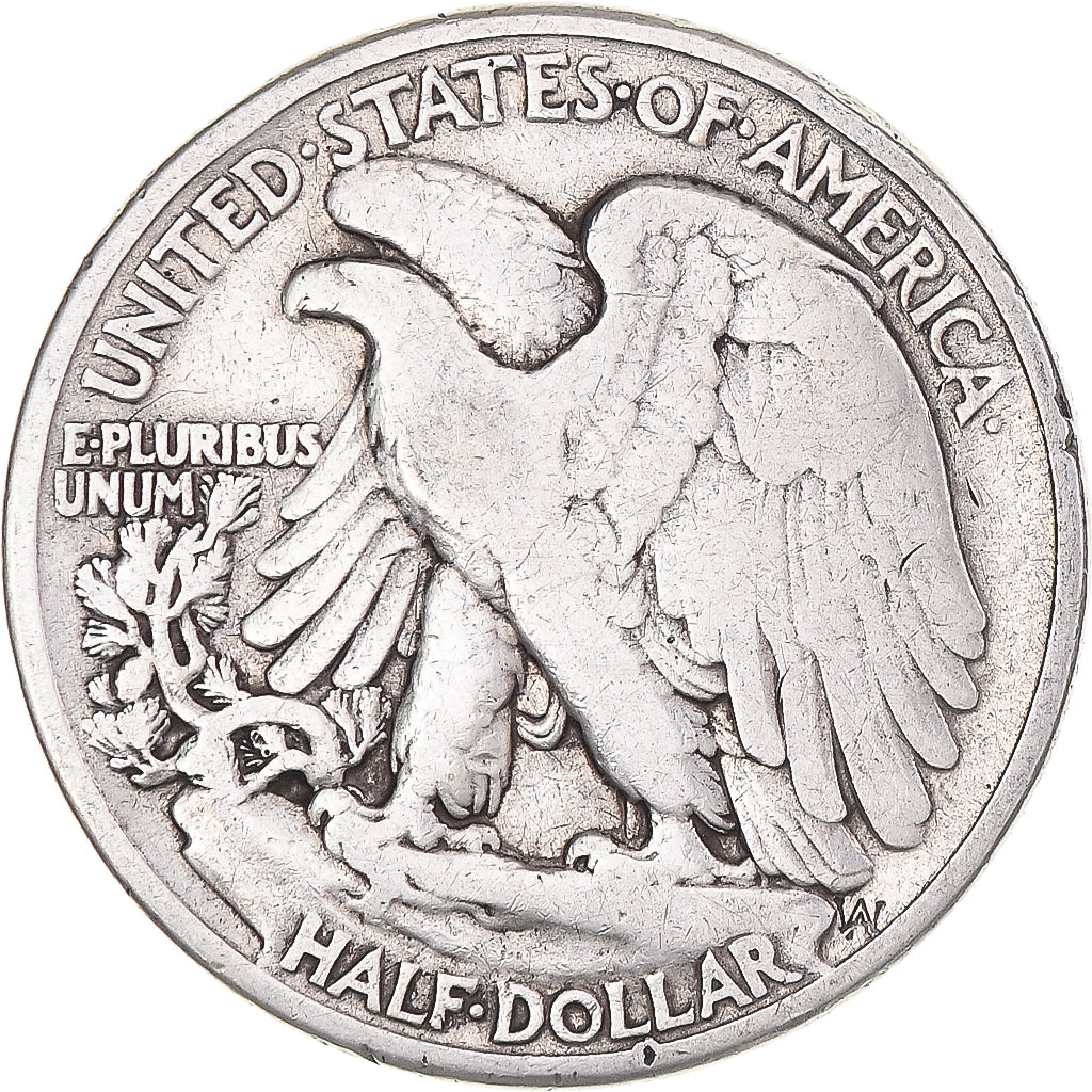 Coin, United States, Half Dollar, 1943, Philadelphia, VF(20-25), Silver, KM:142