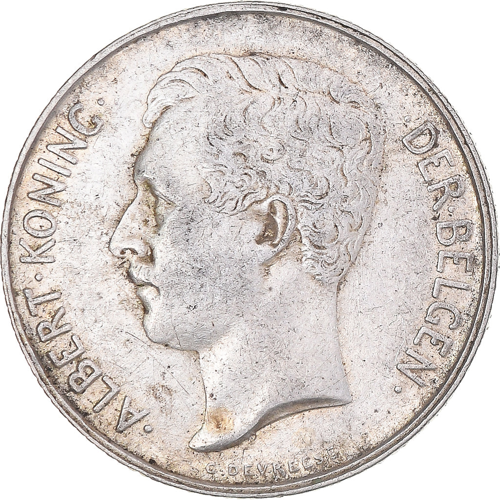Coin, Belgium, 2 Francs, 2 Frank, 1912, AU(50-53), Silver, KM:74