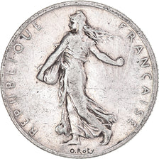 Coin, France, Semeuse, 2 Francs, 1900, Paris, F(12-15), Silver, KM:845.1