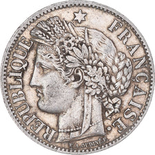 Coin, France, Cérès, 2 Francs, 1887, Paris, AU(50-53), Silver, KM:817.1