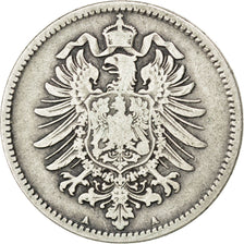 GERMANY - EMPIRE, Mark, 1875, Berlin, KM #7, VF(30-35), Silver, 24, 5.32