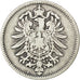 GERMANY - EMPIRE, Mark, 1875, Berlin, KM #7, VF(30-35), Silver, 24, 5.32