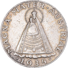 Coin, Austria, 5 Schilling, 1934, AU(55-58), Silver, KM:2853