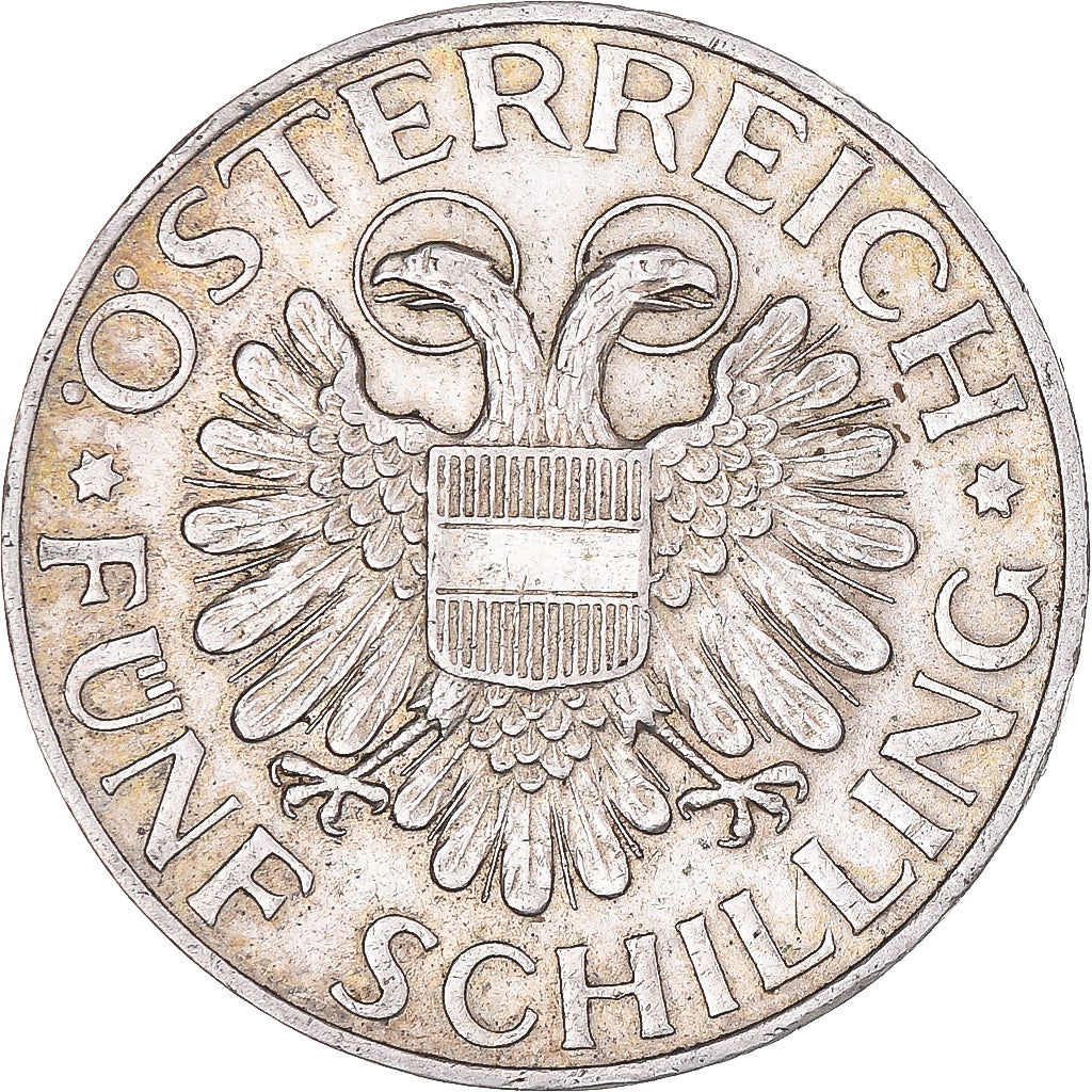Coin, Austria, 5 Schilling, 1934, AU(55-58), Silver, KM:2853