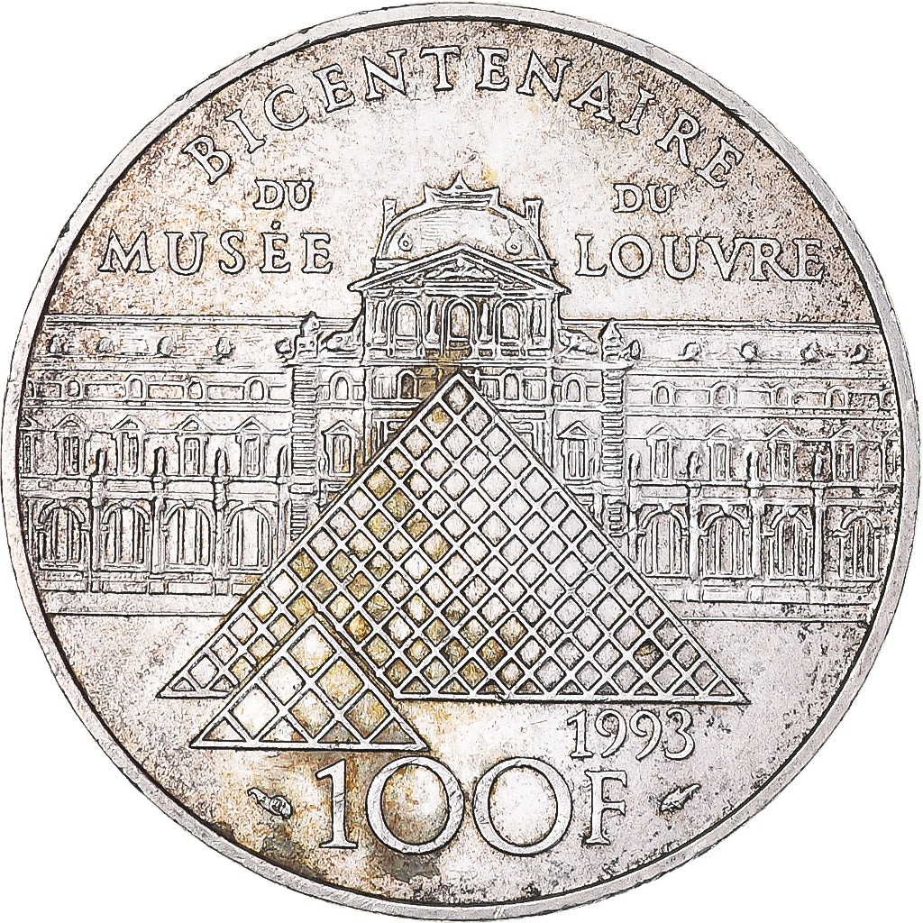 Coin, France, Liberté guidant le peuple, 100 Francs, 1993, AU(55-58), Silver