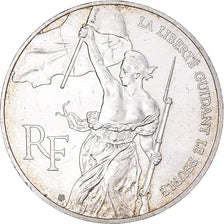 Coin, France, Liberté guidant le peuple, 100 Francs, 1993, AU(55-58), Silver
