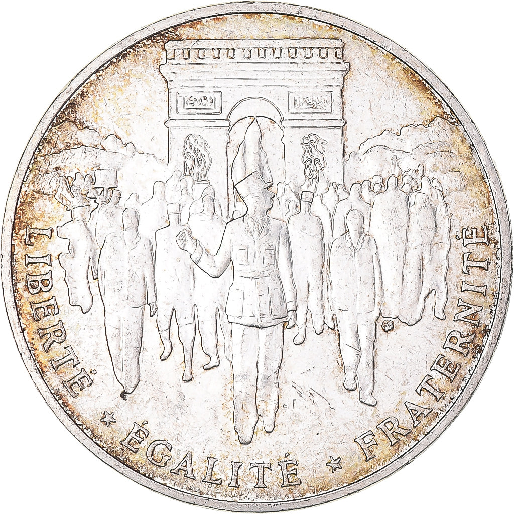 Monnaie, France, Libération de Paris, 100 Francs, 1994, TTB+, Argent