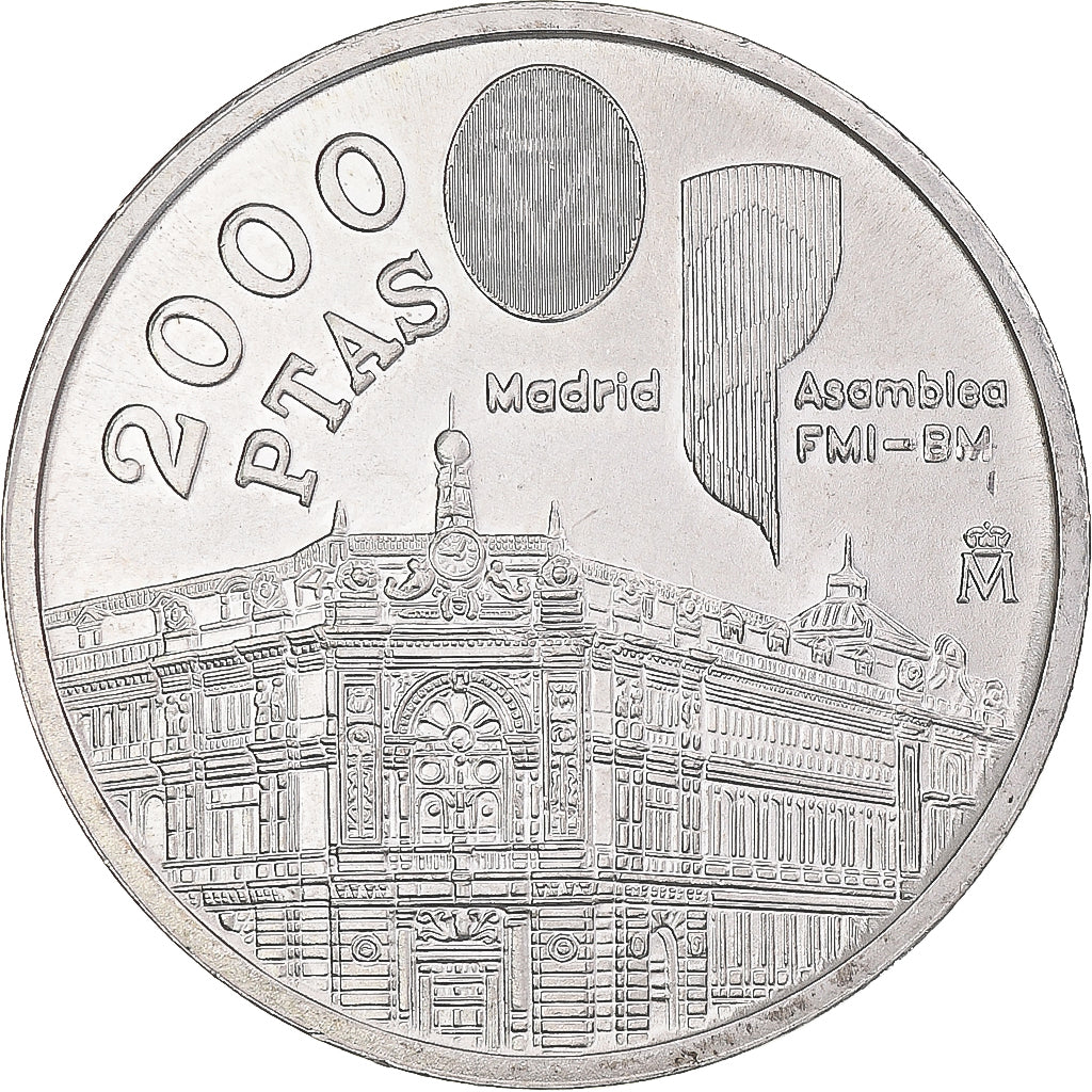 Moneda, España, Juan Carlos I, 2000 Pesetas, 1994, Madrid, EBC, Plata, KM:937