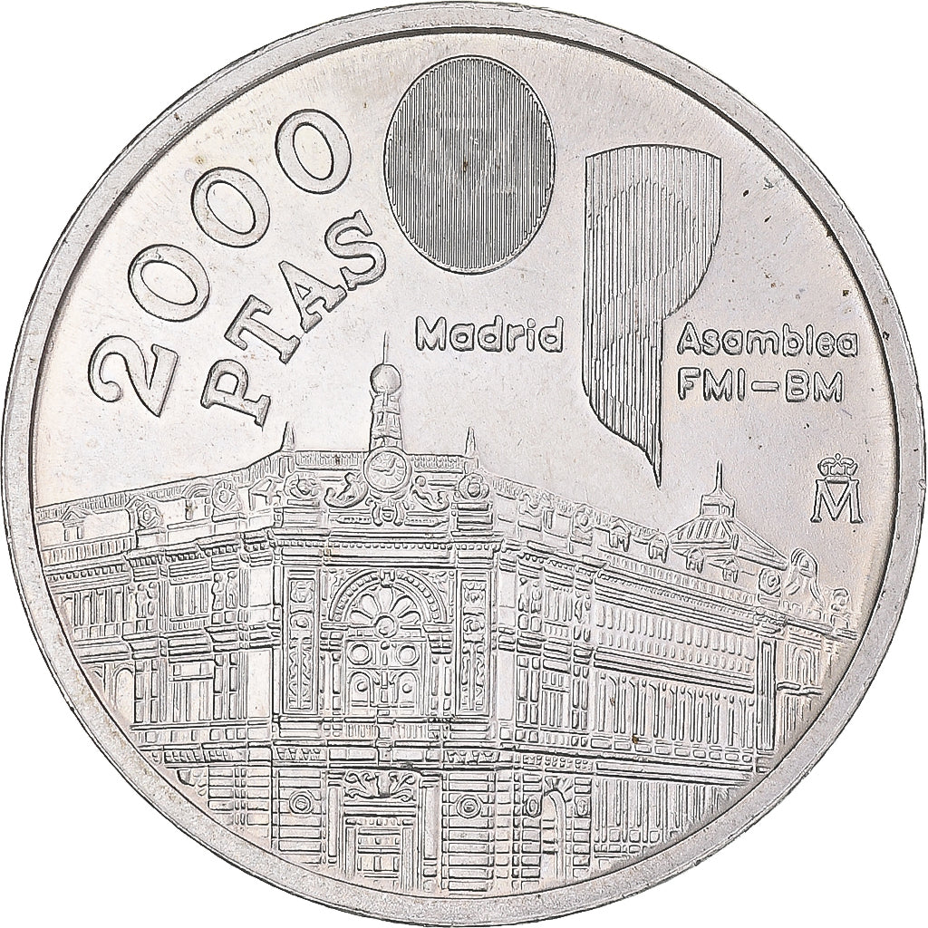 Moneda, España, Juan Carlos I, 2000 Pesetas, 1994, Madrid, EBC, Plata, KM:937