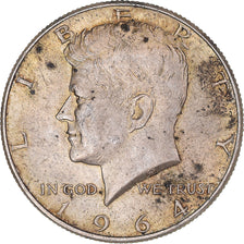 Coin, United States, Kennedy Half Dollar, Half Dollar, 1964, U.S. Mint