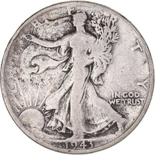 Coin, United States, Half Dollar, 1943, Philadelphia, F(12-15), Silver, KM:142
