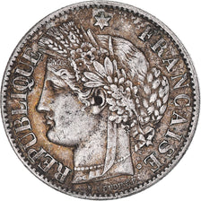Coin, France, Cérès, 2 Francs, 1887, Paris, EF(40-45), Silver, KM:817.1