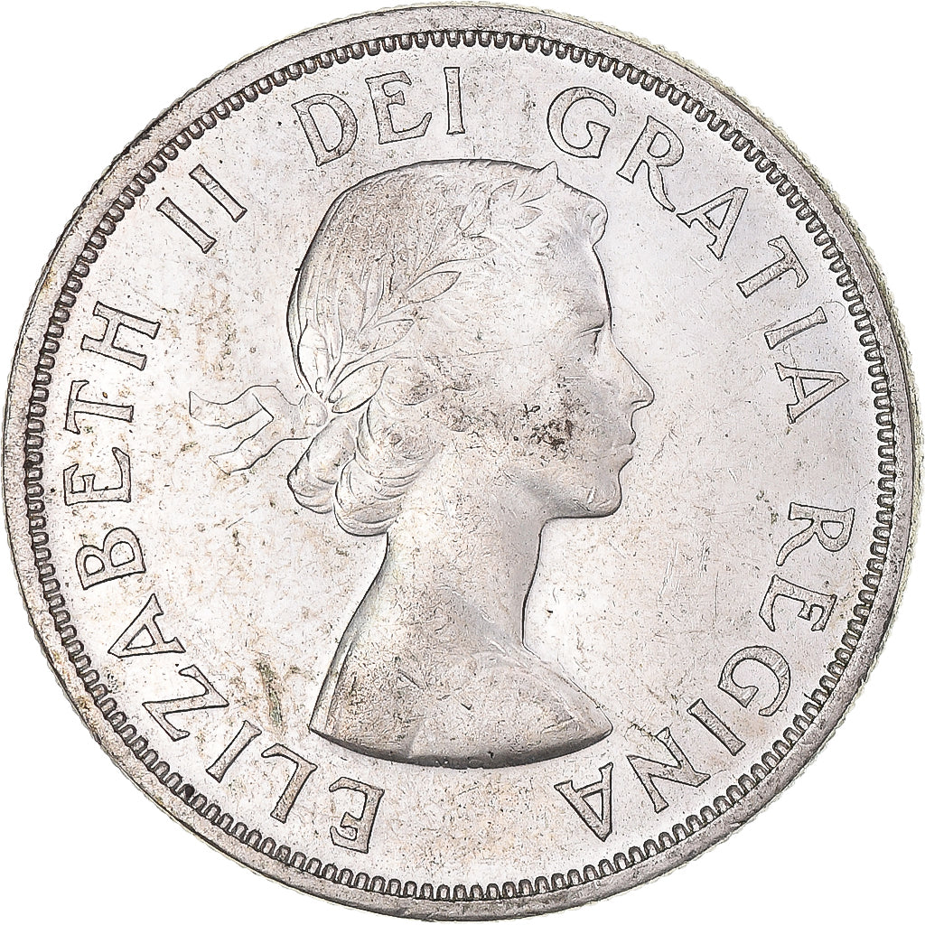 Coin, Canada, Elizabeth II, Dollar, 1958, Royal Canadian Mint, Ottawa