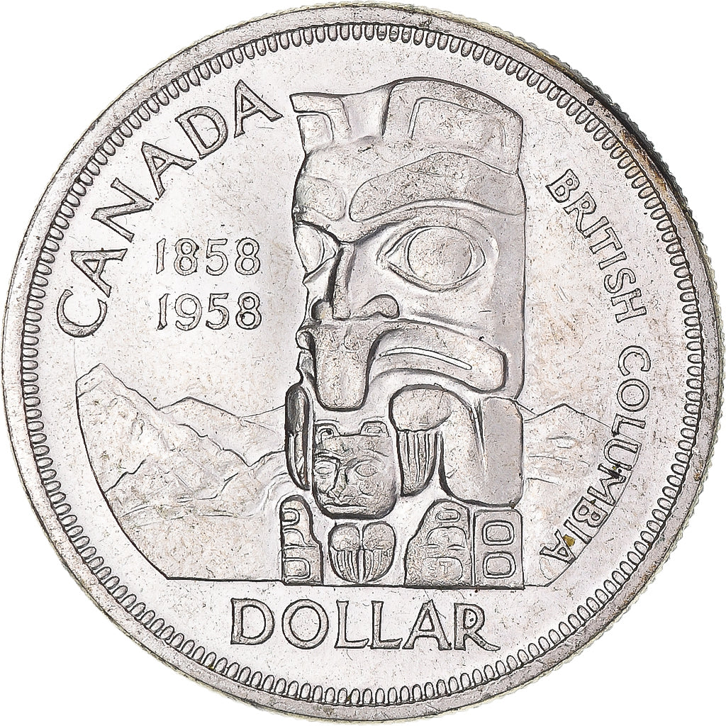 Coin, Canada, Elizabeth II, Dollar, 1958, Royal Canadian Mint, Ottawa