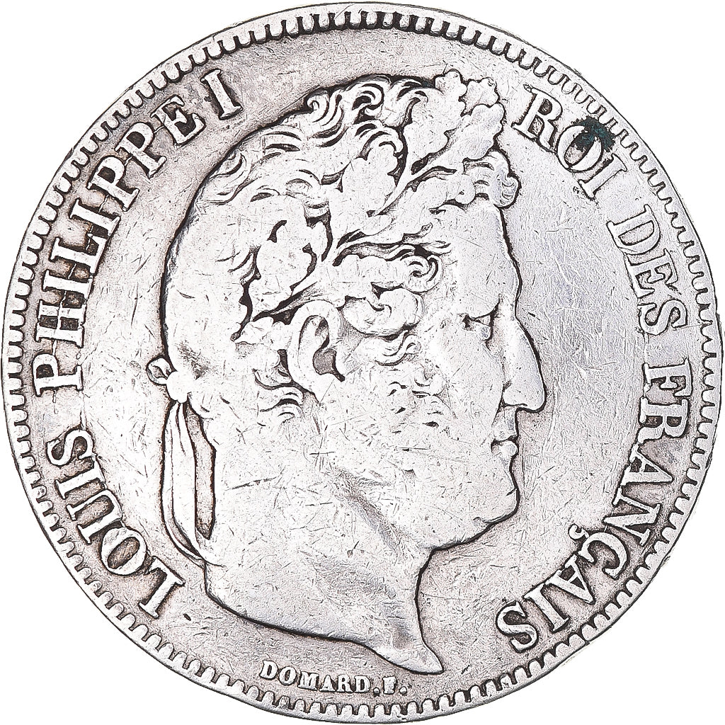 Monnaie, France, Louis-Philippe, 5 Francs, 1834, Bordeaux, TB, Argent
