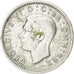Great Britain, 6 Pence, 1945, KM #852, EF(40-45), Silver, 19.5, 2.77