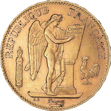 Moeda, França, Génie, 100 Francs, 1901, Paris, AU(50-53), Dourado, KM:832