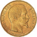 Moneta, Francja, Napoleon III, 20 Francs, 1852, Paris, AU(55-58), Złoto