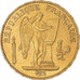 Moeda, França, Génie, 20 Francs, 1876, Paris, MS(60-62), Dourado, KM:825