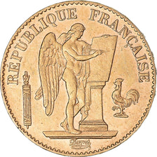 Coin, France, Génie, 20 Francs, 1890, Paris, AU(55-58), Gold, KM:825