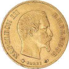 Munten, Frankrijk, Napoleon III, 10 Francs, 1860, Strasbourg, ZF+, Goud
