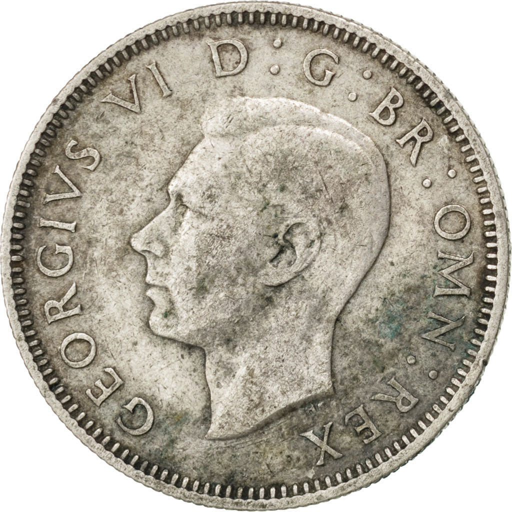 Great Britain, 1 Shilling, 1937, KM #854, EF(40-45), Silver, 23.5, 5.59