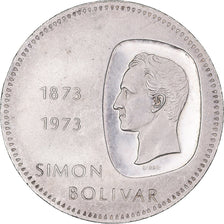 Moneta, Venezuela, 10 Bolívares, 1973, Ontario, AU(55-58), Srebro, KM:45