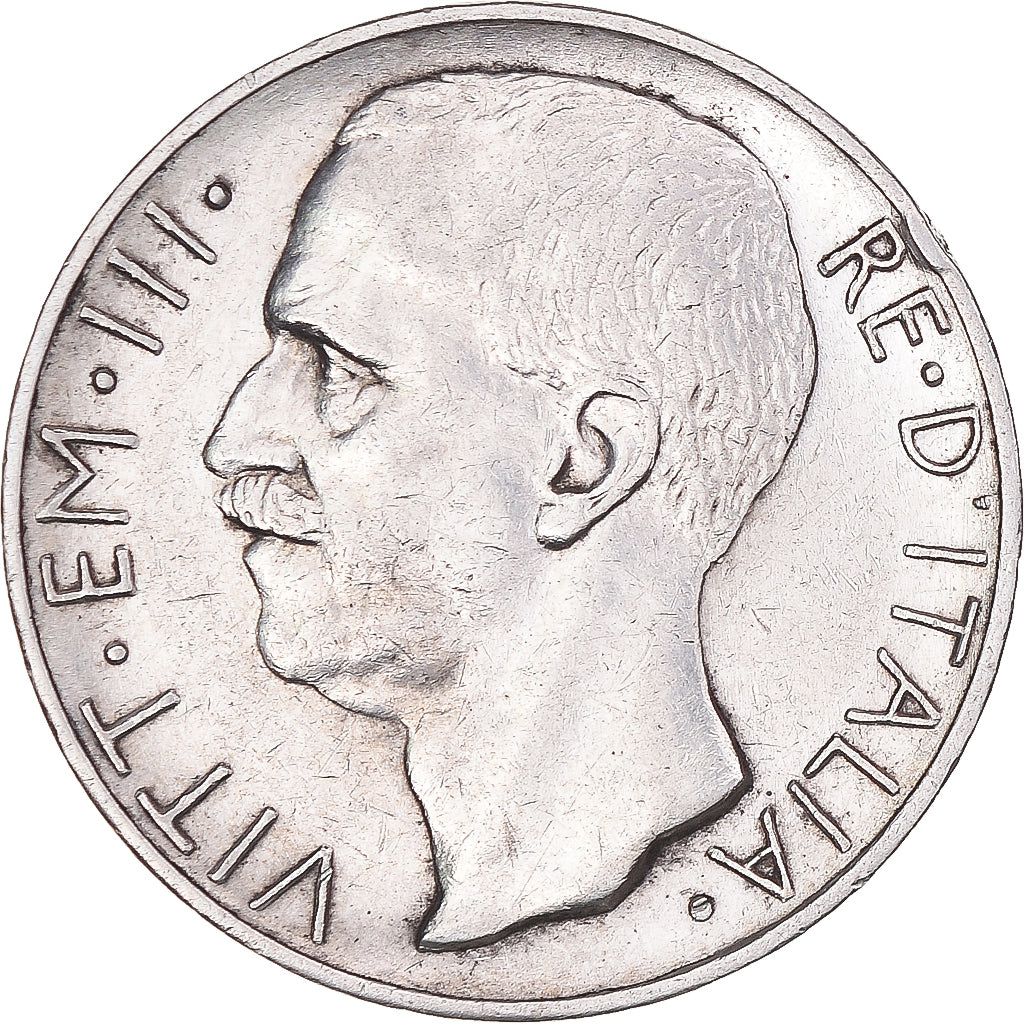 Moneta, Italia, Vittorio Emanuele III, 10 Lire, 1927, Rome, BB, Argento, KM:68.1