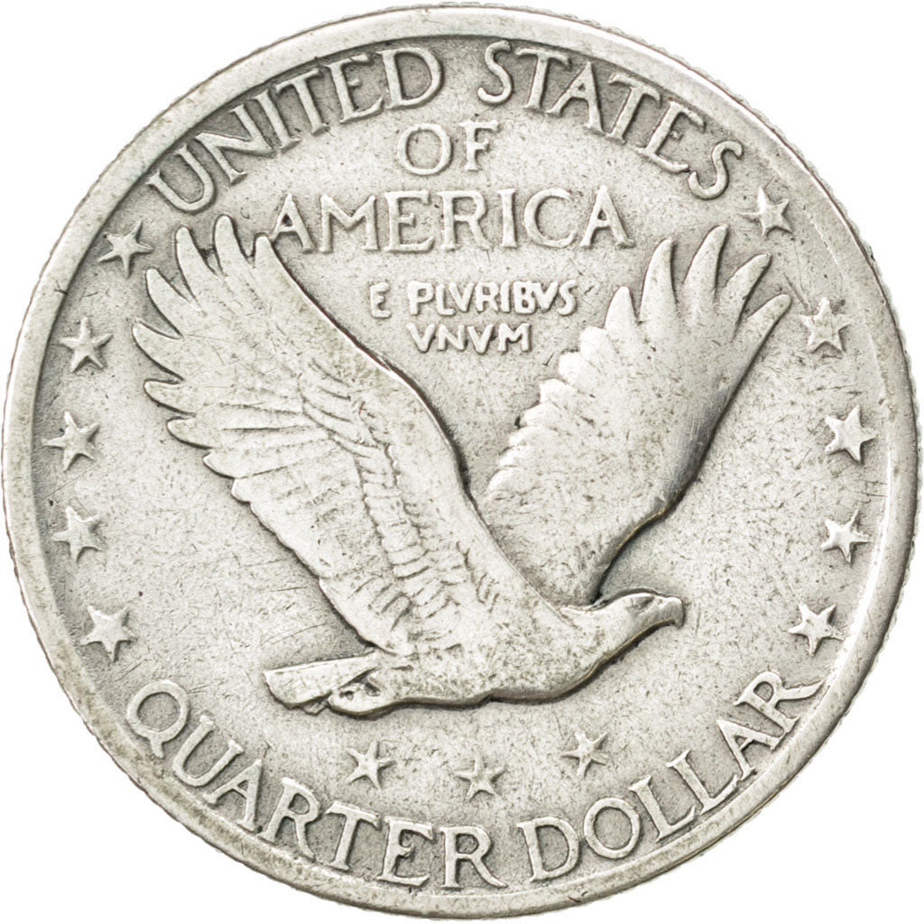 United States, Quarter, KM #145, F(12-15), Silver, 6.17