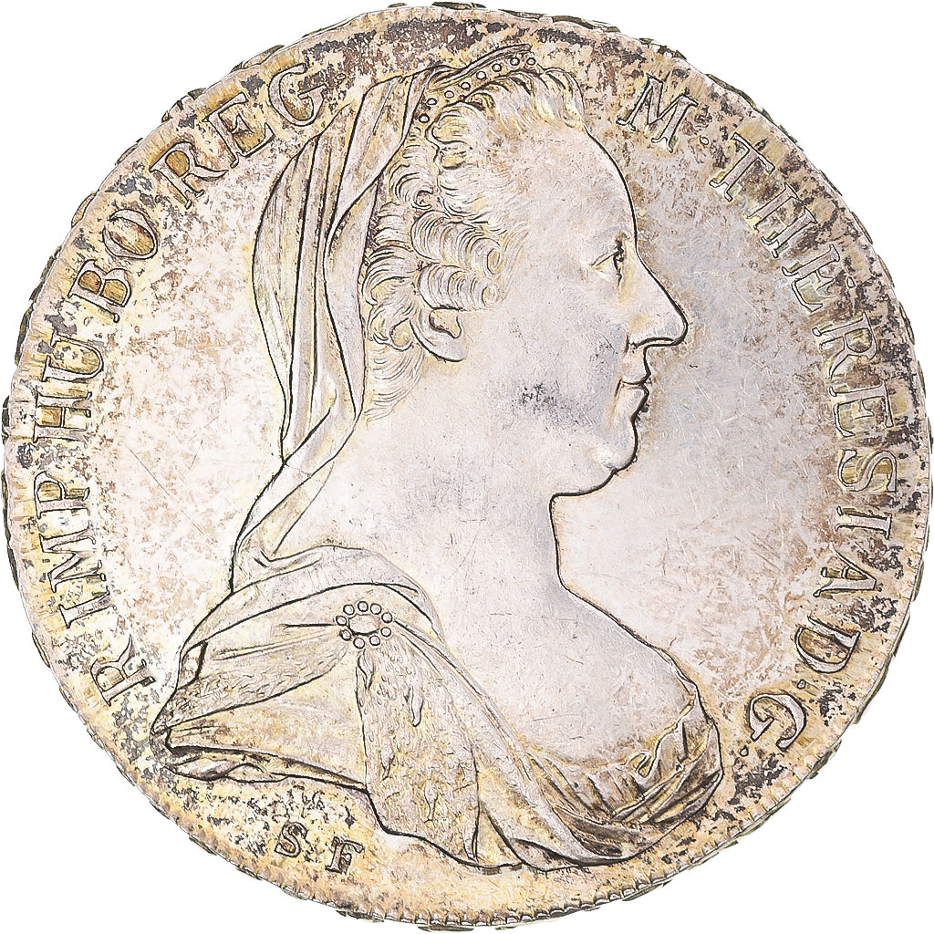 Coin, Austria, Joseph II, Thaler, 1780, Restrike, MS(60-62), Silver, KM:T1