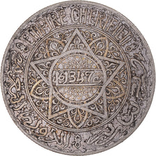Coin, Morocco, Mohammed V, 20 Francs, 1347, Paris, AU(50-53), Silver, KM:39