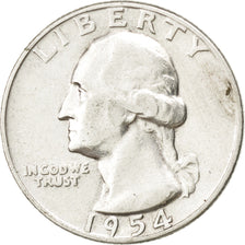 UNITED STATES, Washington Quarter, Quarter, 1954, U.S. Mint, KM #164,...