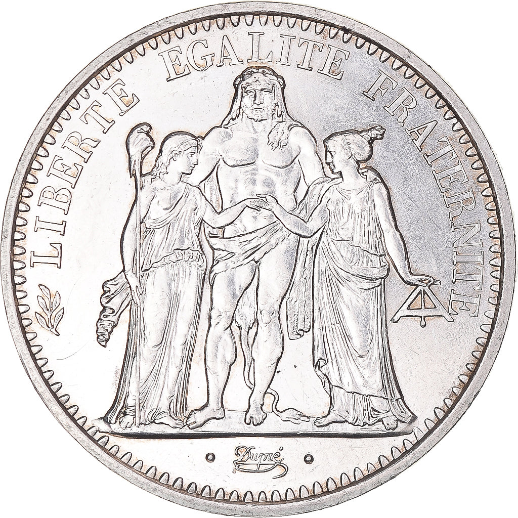 Coin, France, Hercule, 10 Francs, 1971, Paris, MS(60-62), Silver, KM:932