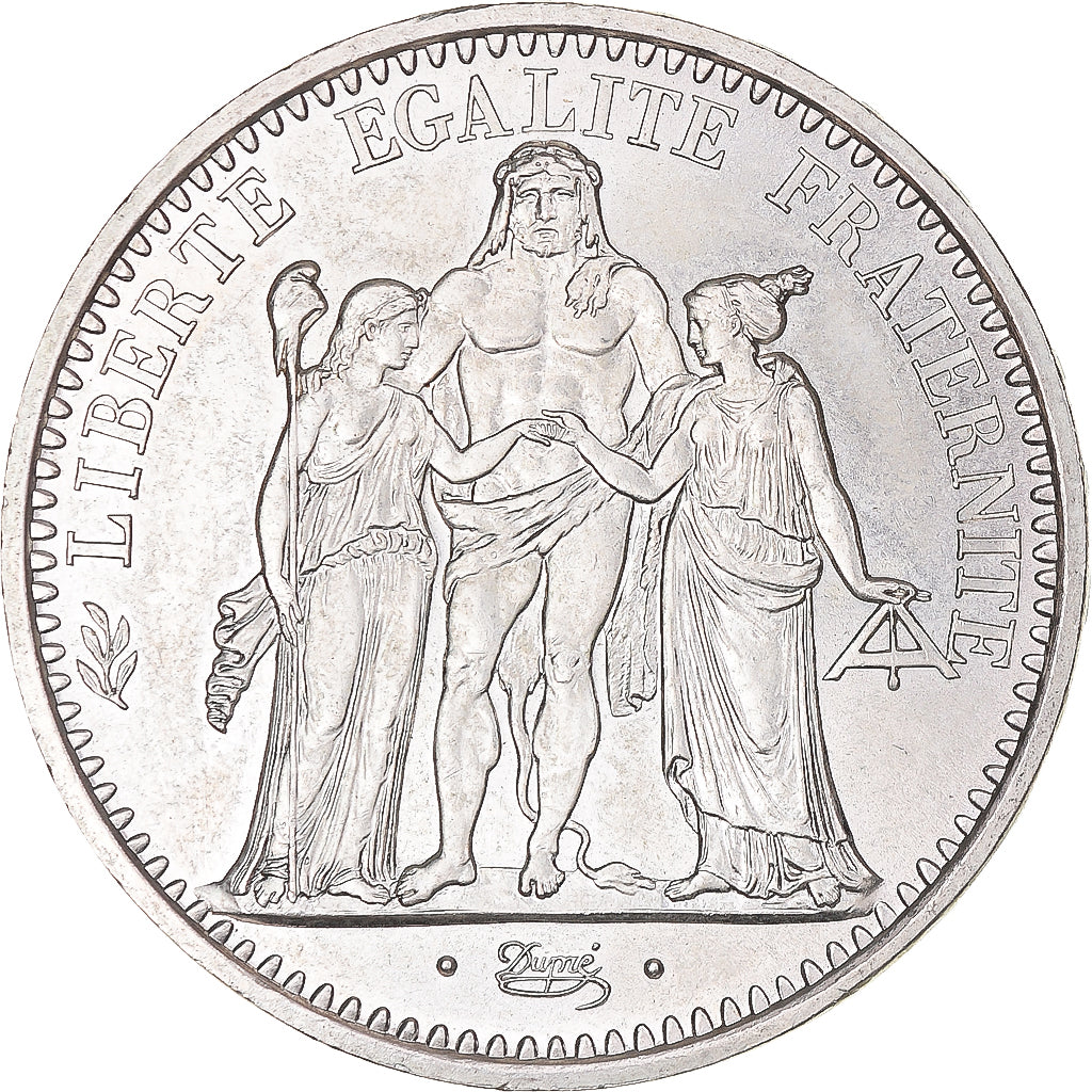 Coin, France, Hercule, 10 Francs, 1972, Paris, AU(55-58), Silver, KM:932