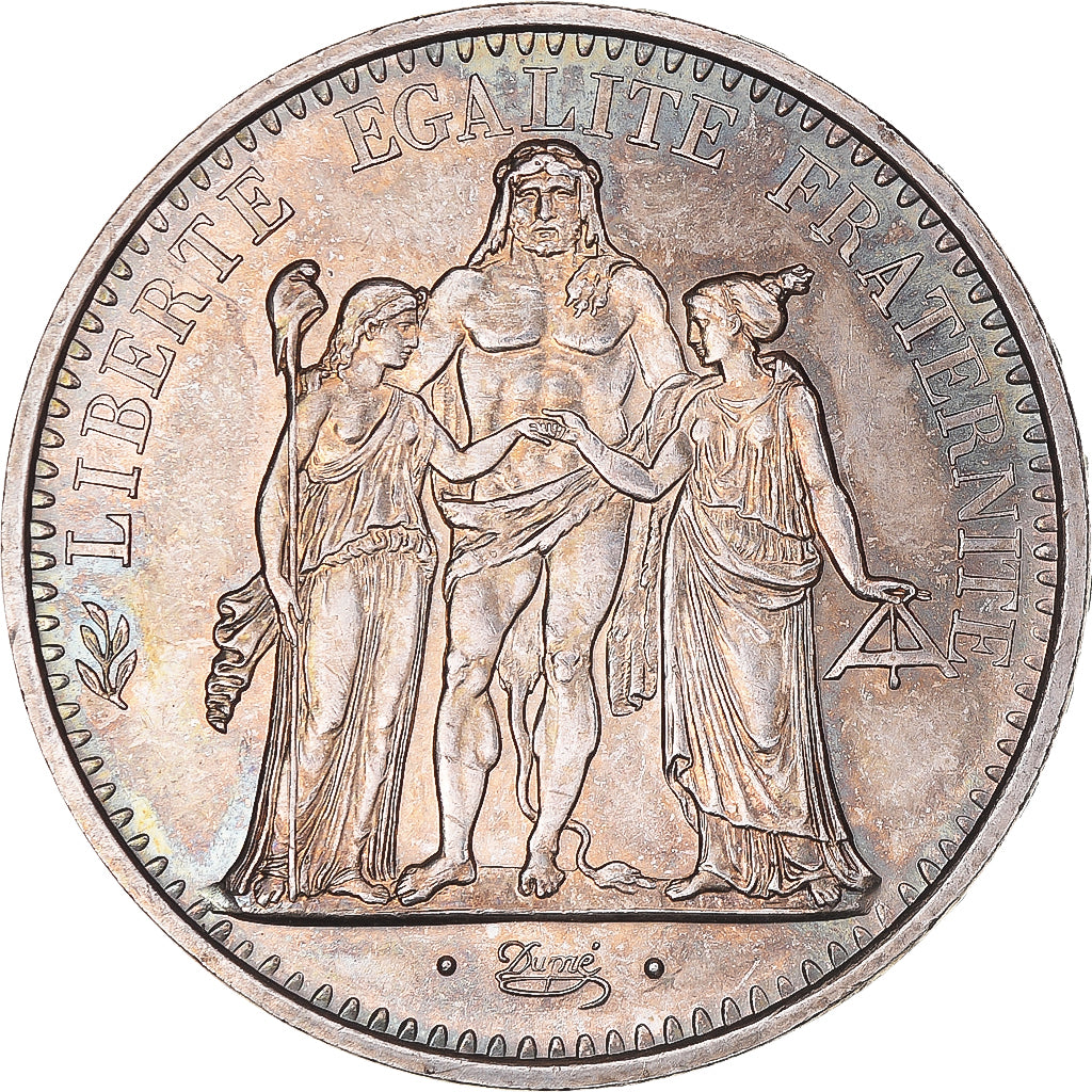Coin, France, Hercule, 10 Francs, 1972, Paris, MS(60-62), Silver, KM:932