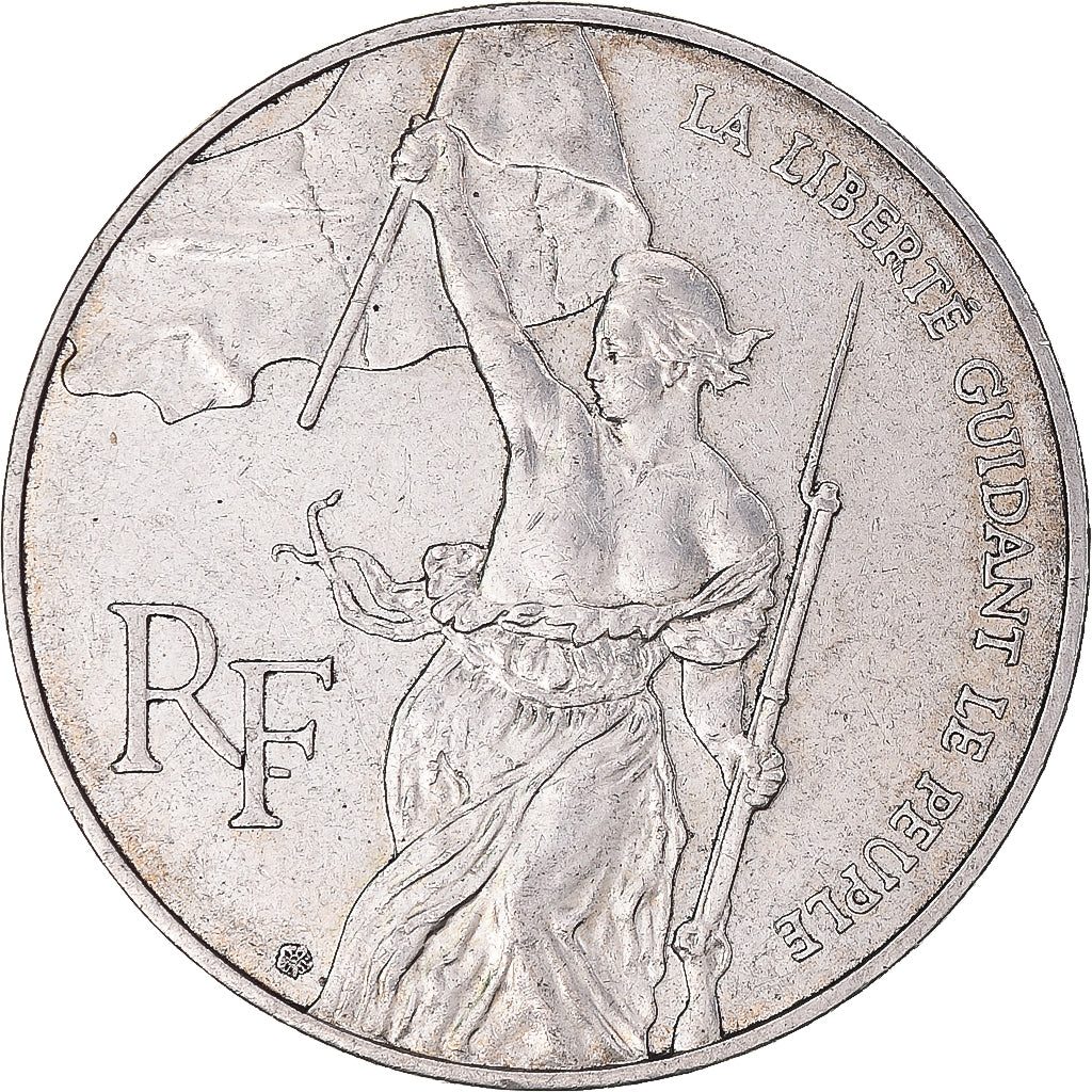 Coin, France, Liberté guidant le peuple, 100 Francs, 1993, EF(40-45), Silver