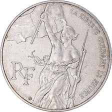 Coin, France, Liberté guidant le peuple, 100 Francs, 1993, EF(40-45), Silver