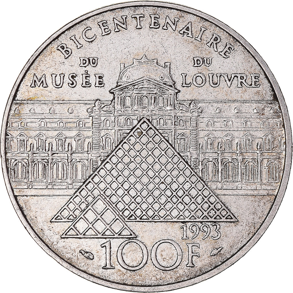 Coin, France, Liberté guidant le peuple, 100 Francs, 1993, EF(40-45), Silver