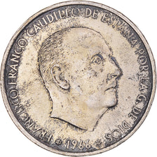 Coin, Spain, Caudillo and regent, 100 Pesetas, 1966, Madrid, AU(55-58), Silver