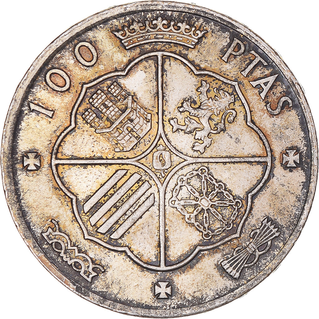 Coin, Spain, Caudillo and regent, 100 Pesetas, 1966, Madrid, AU(55-58), Silver