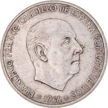Monnaie, Espagne, Caudillo and regent, 100 Pesetas, 1966 (68), Madrid, TTB+