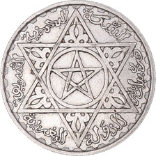 Coin, Morocco, Mohammed V, 200 Francs, 1953, Paris, EF(40-45), Silver, KM:53