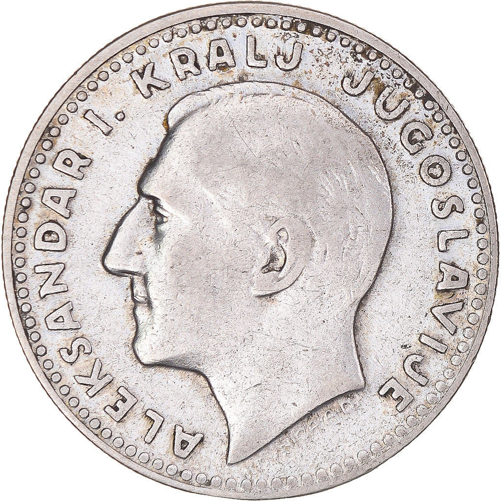 Coin, Yugoslavia, Alexander I, 20 Dinara, 1931, Belgrade, EF(40-45), Silver
