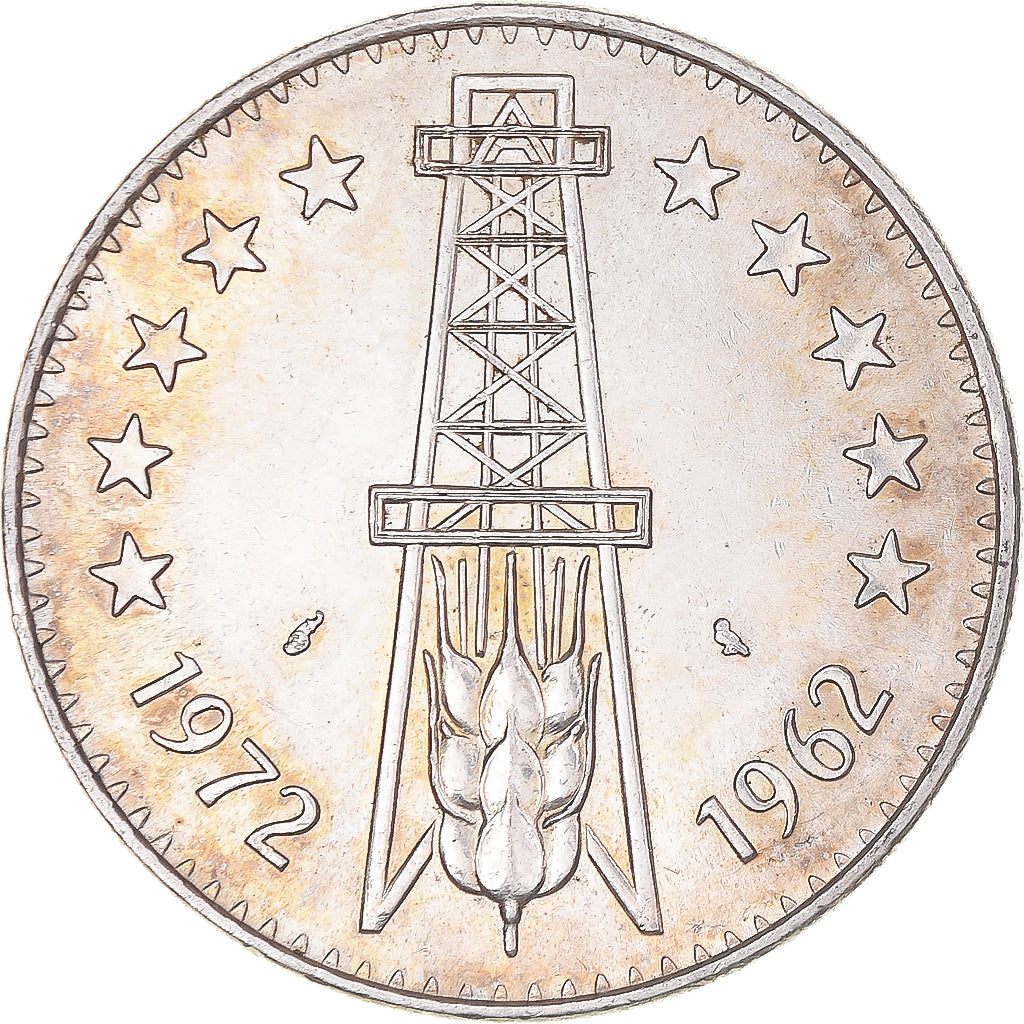 Coin, Algeria, 5 Dinars, 1972, Paris, AU(55-58), Silver, KM:105