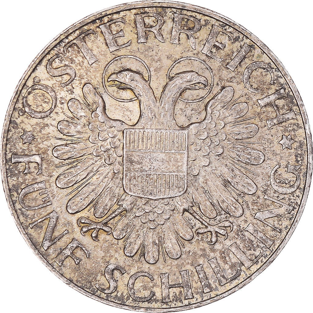 Coin, Austria, 5 Schilling, 1934, AU(55-58), Silver, KM:2853