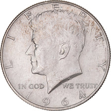 Monnaie, États-Unis, Kennedy Half Dollar, Half Dollar, 1964, U.S. Mint
