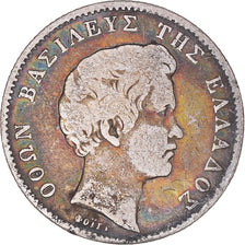 Coin, Greece, Othon, Drachma, 1833, VF(20-25), Silver, KM:15