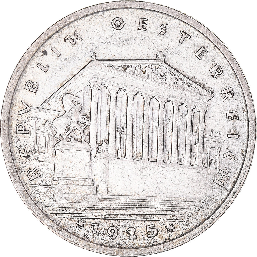 Munten, Oostenrijk, Schilling, 1925, ZF, Zilver, KM:2840