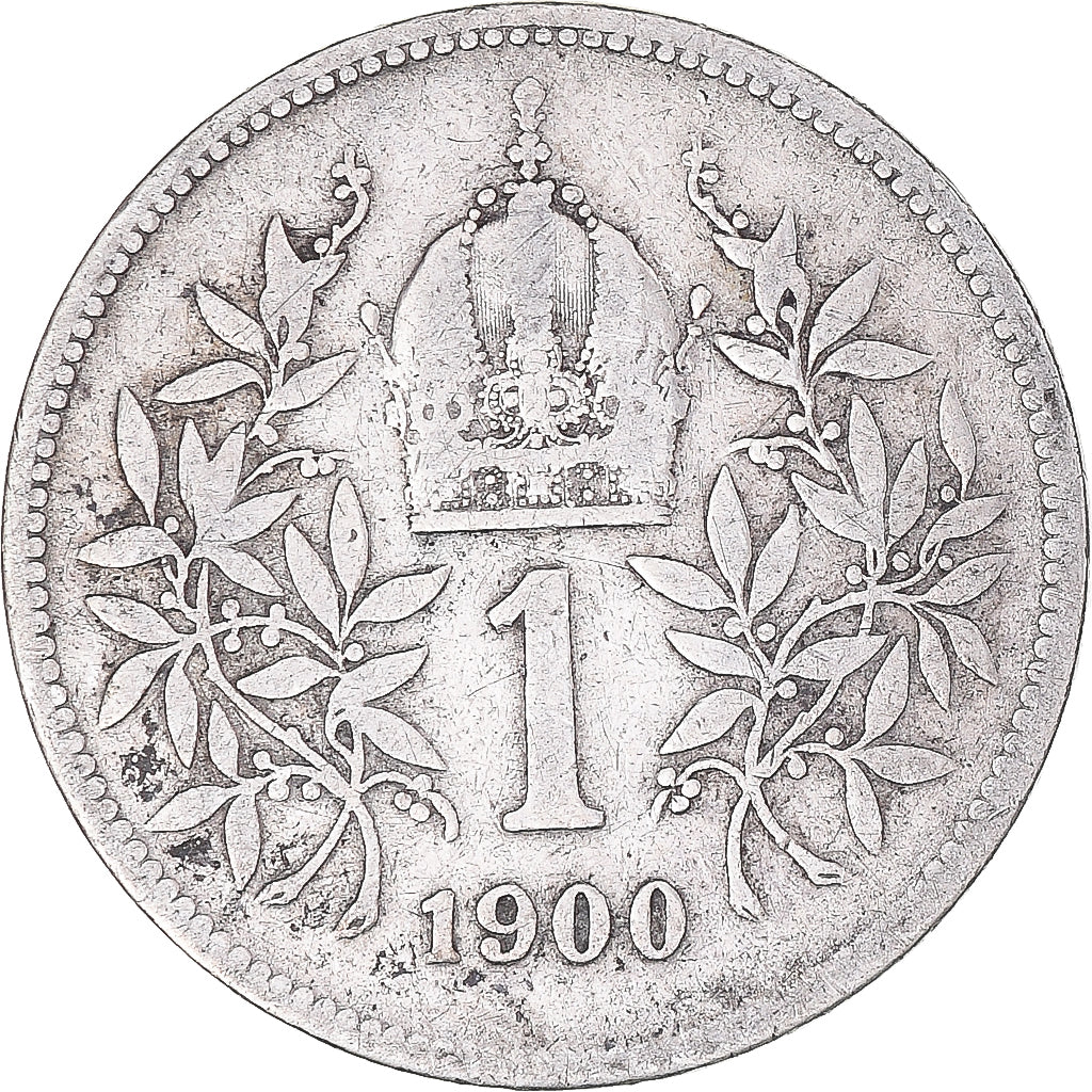 Moneta, Austria, Franz Joseph I, Corona, 1900, Vienna, MB, Argento, KM:2804