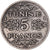 Moeda, Tunísia, Ahmad Pasha Bey, 5 Francs, 1934, Paris, VF(30-35), Prata